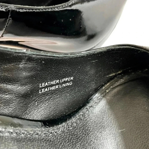 Vera Wang Lavender Open Toe Leather Heel Pumps - Picture 6 of 8